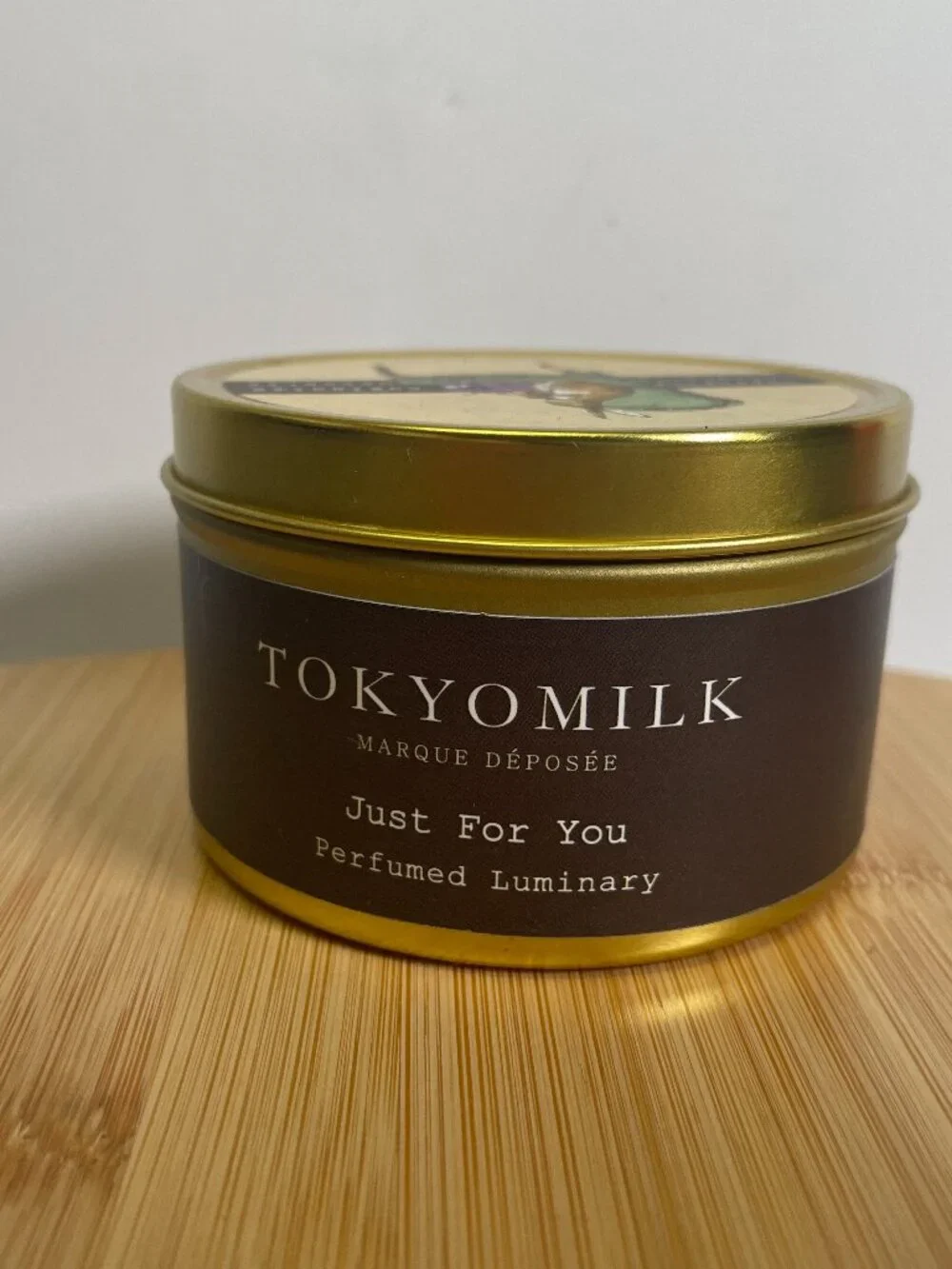 Tokyomilk Just for You Stationary Candle Tin 4 Oz 21 Citrus Rosewood Mimosa